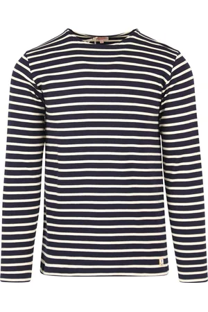 Armor.lux Armor-Lux Houat Trui Strepen Donkerblauw