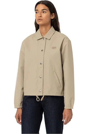 Dickies Oakport Cropped Coach Jas Groen XS Vrouw
