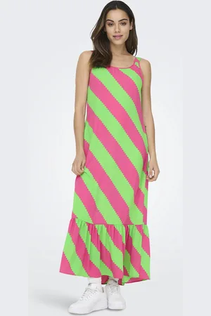 ONLY ONLALMA LIFE POLY NOEMI LONG DRESS AOP - Dames - Maxi jurken