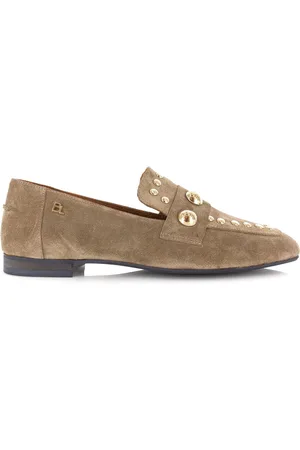 Babouche Kick suède loafers kum