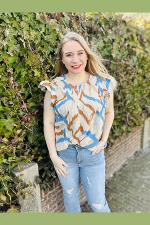 ONLY CARROWA LIFE SL LACE TOP AOP - Meisjes - Blouses