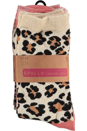 Apollo Sokken - Panterprint - - Set van 5 paar