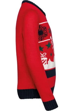 Kariban Pullover/Cardigan Kind 4/6 Y (4/6 ans) Ronde hals Lange mouw 100% Acryl