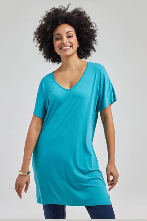 DIDI Dames T-shirt Isa in Dark turquoise maat 42