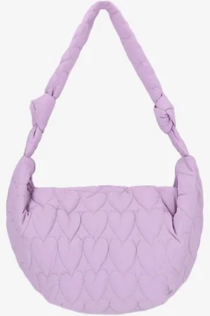 Sissy-Boy Lichtpaarse crossbody tas met hartjes
