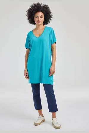 DIDI Dames T-shirt Isa in Dark turquoise maat 46