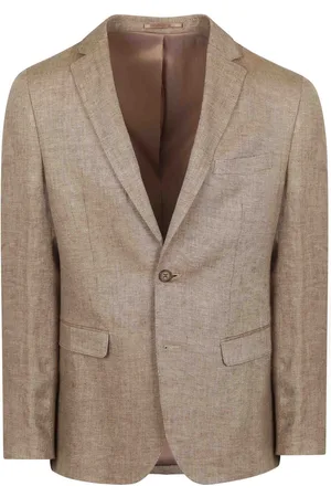 Suitable Blazer Linnen Panama Beige