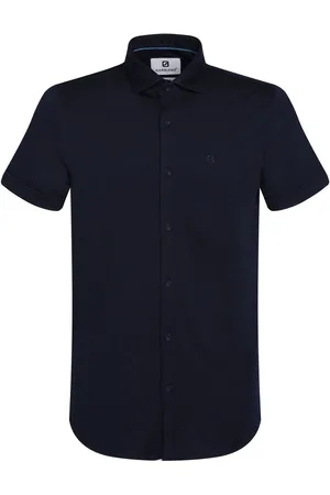 Gabbiano Overhemd Overhemd 335535 301 Navy Mannen