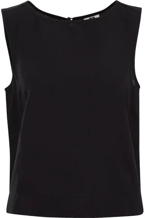 WE Fashion Dames top van linnenmix