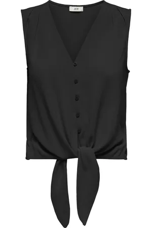 JDY Jacqueline de Yong Blouse miami S/l Tie Shirt Wvn 15347396 Black Dames