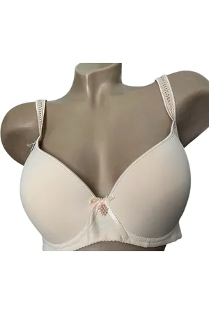 Merkloos Dames Beha - T-shirt bh - Gladde bh - 39006 - 100D beige
