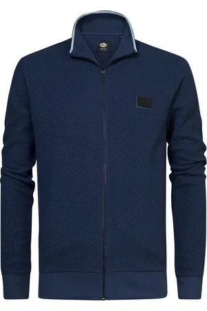 Petrol Industries Heren Casual Vest Montego - Blauw