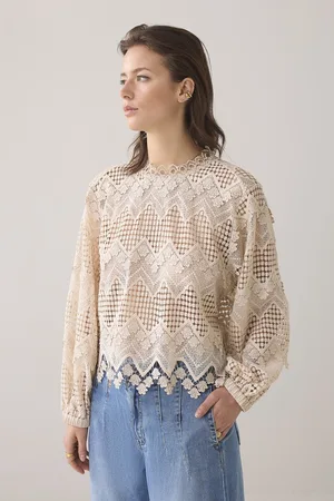Summum Woman 2s3220-12182 Longsleeve top Lace