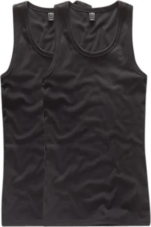 G-Star RAW Heren T-Shirt Base tank t 2-pack Veelkleurig Ronde Hals Volwassenen
