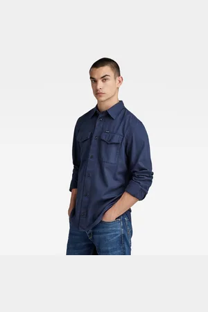 G-Star Marine Slim Shirt l\s - Heren - Shirts