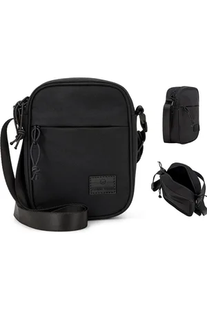 Merkloos Luis Schoudertas voor heren en dames, klein, beige, kleine tas om te hangen, voor vrije tijd en vakantie, sportieve schoudertas, waterafstotend