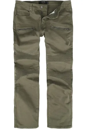 EMP Olijfkleurige bootcut jeans met meerdere zakken Mannen - W34L32