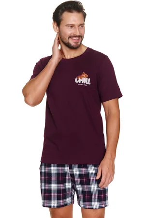 Doctor Nap Katoenen Pyjama Heren Volwassenen Korte Mouw Korte Broek Shortama Chill Kort PMB.7201 L