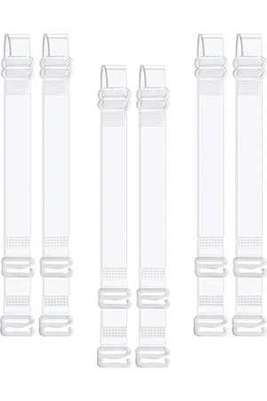 Merkloos 3 paar verstelbare bandjes - BH-bandjes - Dans-BH-bandjes - Antislip-vervangingsbandjes voor BH-bandjes - Geschikt voor strapless BH