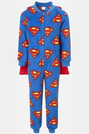 Merkloos Onesie spiderman - met cape - kind -maat 110/116