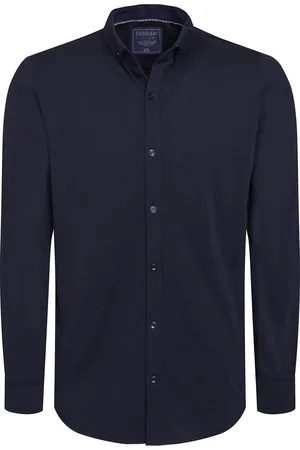 Gabbiano Overhemd Premium Shirt 333510 Navy Mannen