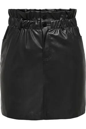 ONLY ONLMAIYA-MIRI FAUX LEATHER SKRT PNT Dames Rok