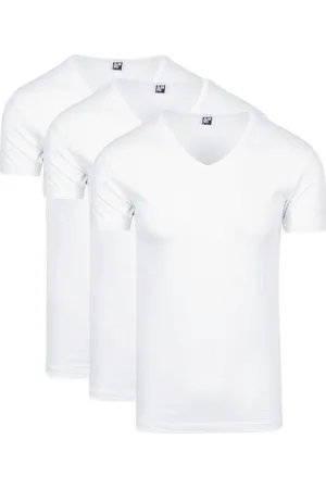 Alan Red Oklahoma T-shirt Stretch - V-hals -