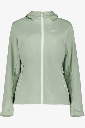 Kjelvik Dames outdoor jas waterafstotend mintgroen