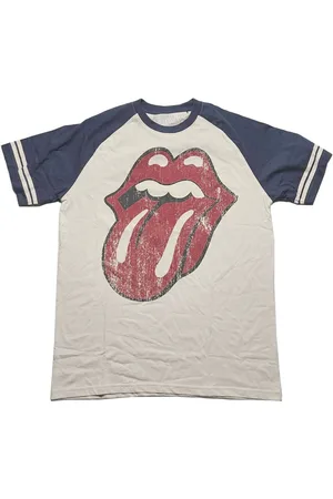 The Rolling Stones The - Lick Raglan T-shirt - S - /Blauw