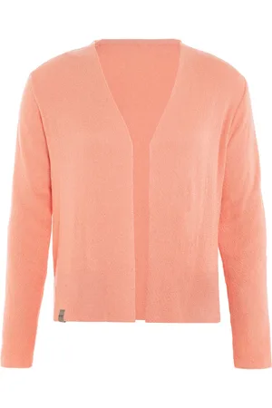 Knit Factory Ella Gebreid Vest - Gebreide dames cardigan - Dames zomervest - Kort vest op heuphoogte - Damesvest gemaakt uit 50% katoen en 50% acryl - - 40/42