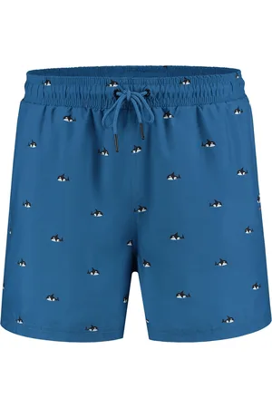 A-dam Ron - Zwembroek - Boxershort - Zwemshort - Gemaakt van Gerecyclede Flessen - Vegan - Heren - Mannen - Denim - XXL