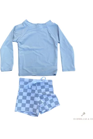 Merkloos Zwembroek - Zwemshirt Lange Mouwen - 18 t/m 24 Maanden