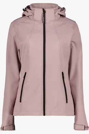 Kjelvik Dames outdoor softshell jas lila