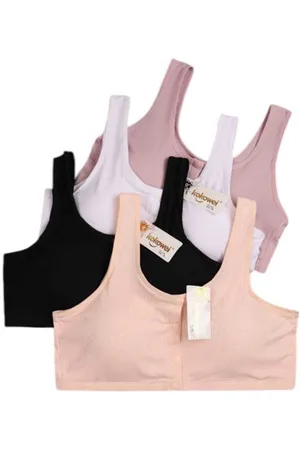 Merkloos Comfort bra 628 - Katoenen Beha met voorsluiting 5XL (50) zwart