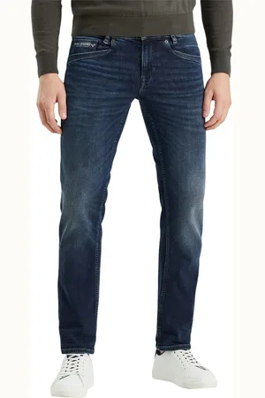 PME Legend™ Heren Jeans Broeken SKYRAK regular/straight Fit Blauw 40W / 32L Volwassenen