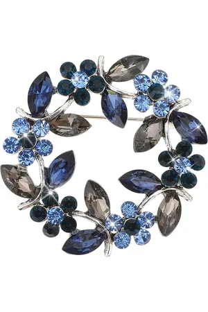 Merkloos Broche - Dames - kristallen strass slinger elegante broche - voor dames mantel jurk kleding handgemaakte roos bloem broche