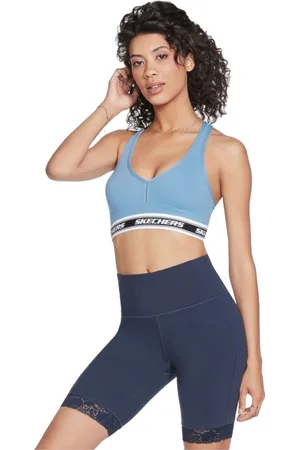 Skechers Go Walk Jacquard Bra W3BR90-BLGY, Vrouwen, , Sport Beha, maat: XS