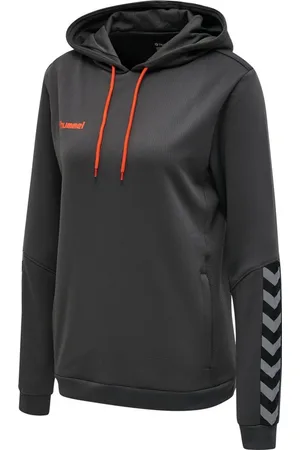 Hummel Damen Hoodie Hmlauthentic Poly Hoodie Woman Asphalt-M