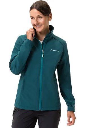 Vaude Hurricane IV Jas Dames Softshell Mallard Green 40