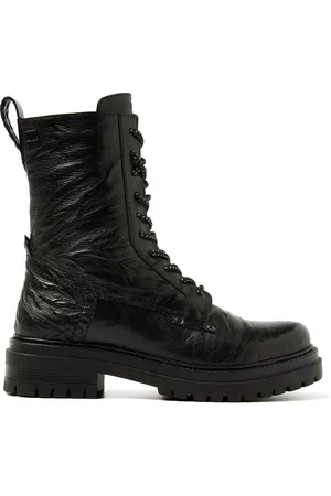 Lazamani Estee Dames Veterboots Leer Black