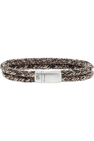 Steel & Barnett ® - Stalen armband - heren - Lake Touw Armband - - 18.5 CM