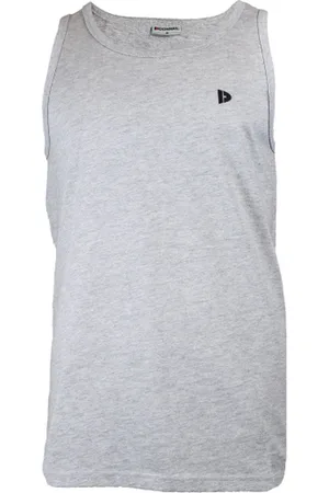 Donnay Muscle shirt (James) - Tanktop - Heren - Light Grey marl (321) - maat 4XL