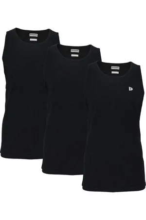 Donnay 3-Pack - Muscle shirt (James) - Tanktop - Heren - Black (020) - maat 4XL