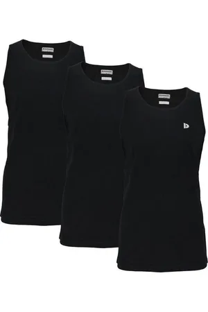 Donnay 3-Pack - Muscle shirt (James) - Tanktop - Heren - Black (020) - maat M