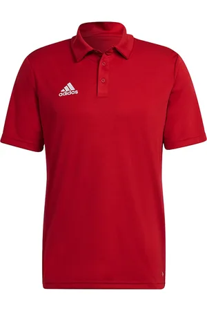 adidas Entrada 22 Korte Mouw Poloshirt Rood S / Regular Man