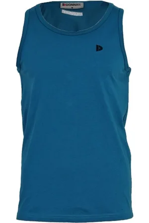 Donnay Muscle shirt (James) - Tanktop - Heren - Petrol blue (541) - maat 4XL