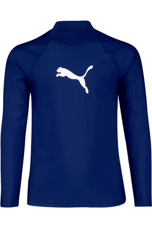 PUMA ACCESSOIRES - swim kids unisex rashguard 1p, - Ov strand bovst jongens - Marine