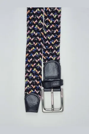 Merkloos Vlecht riem Gevlochten riem Elastiek riem - unisex - geschikt voor zowel mannen als vrouwen