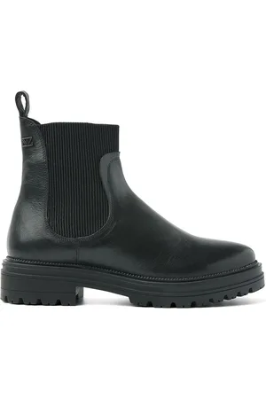 Lazamani Beau Dames Chelsea Boots Leer Black