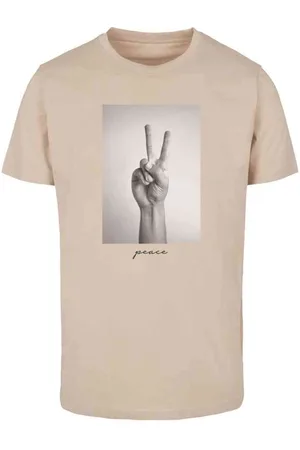 Mister Tee Peace Sign Heren T-shirt - L